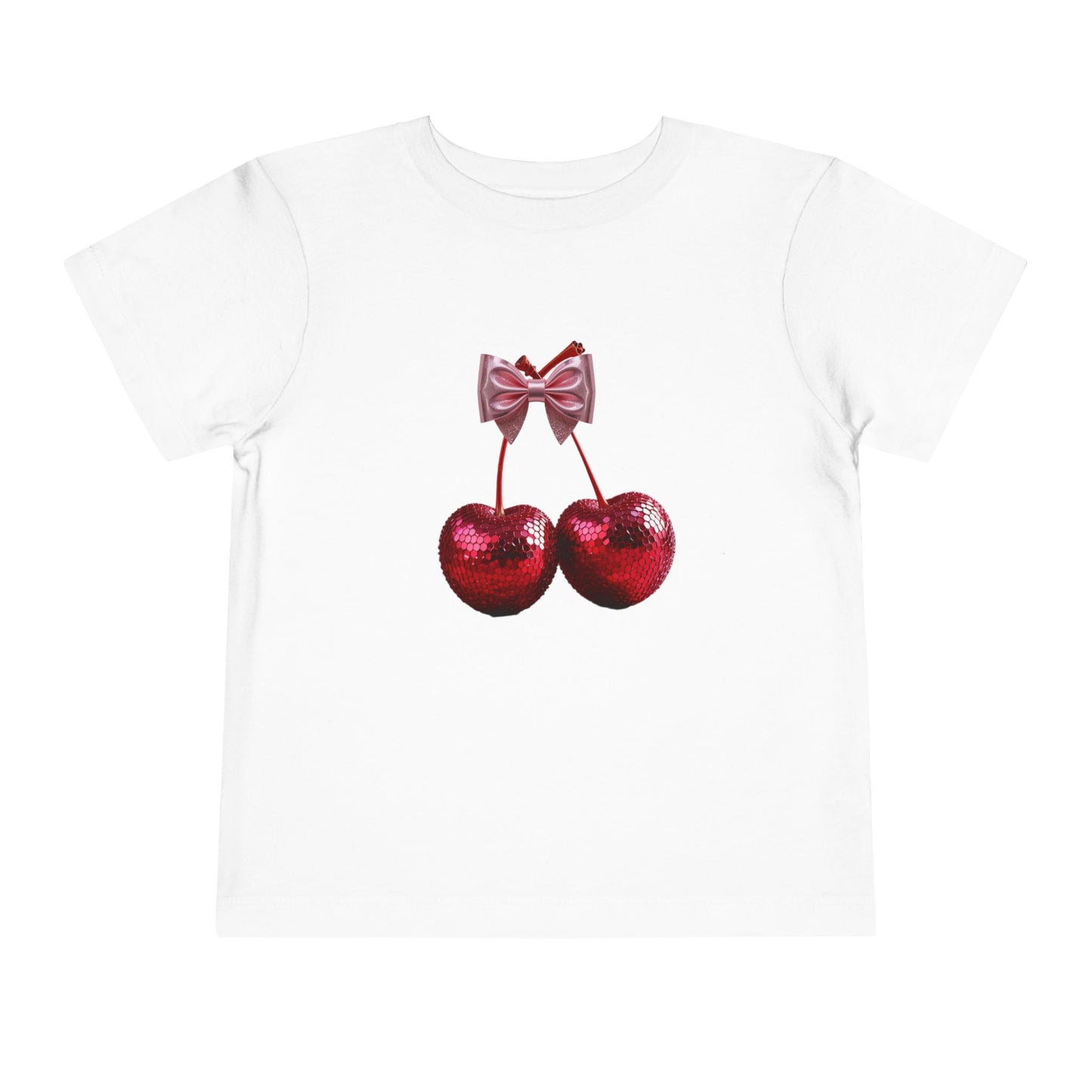 Glittery Cherry Toddler Tee