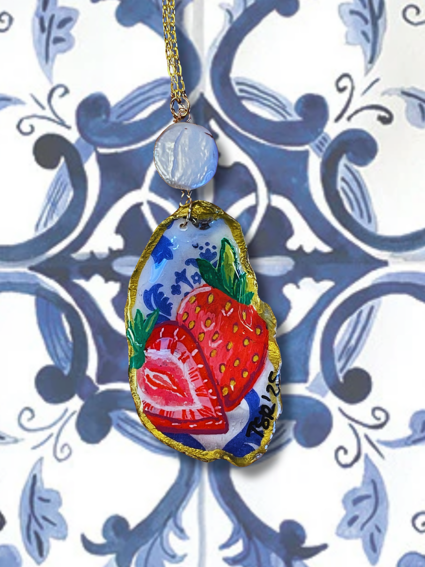 Italian Summer Oyster Shell Necklace