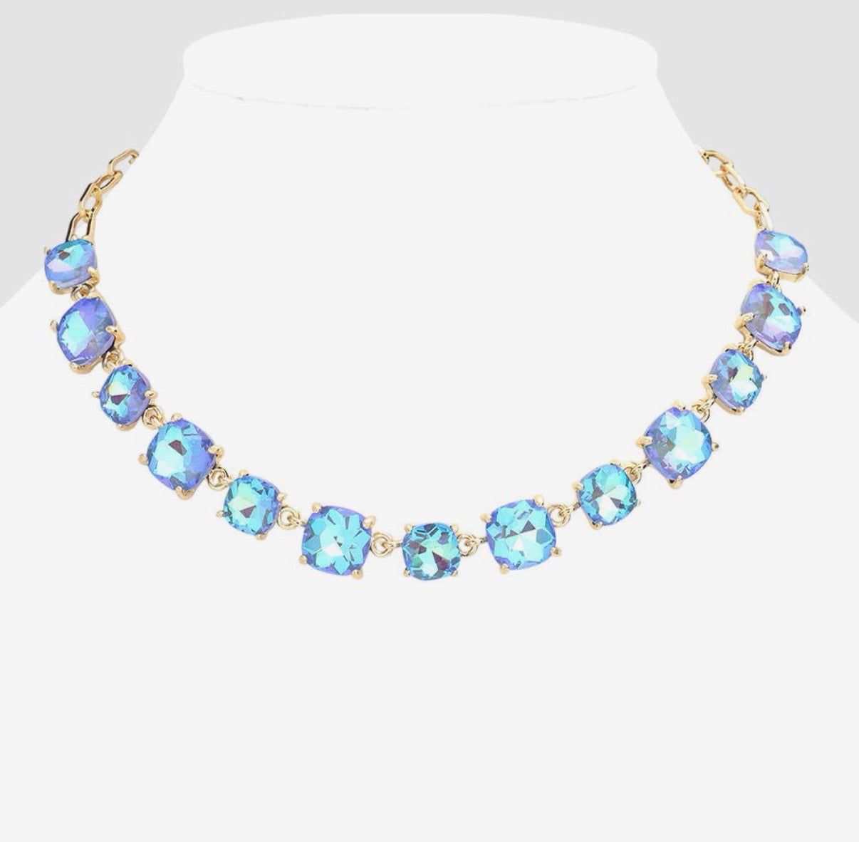 Coastal Confetti Crystal Necklace
