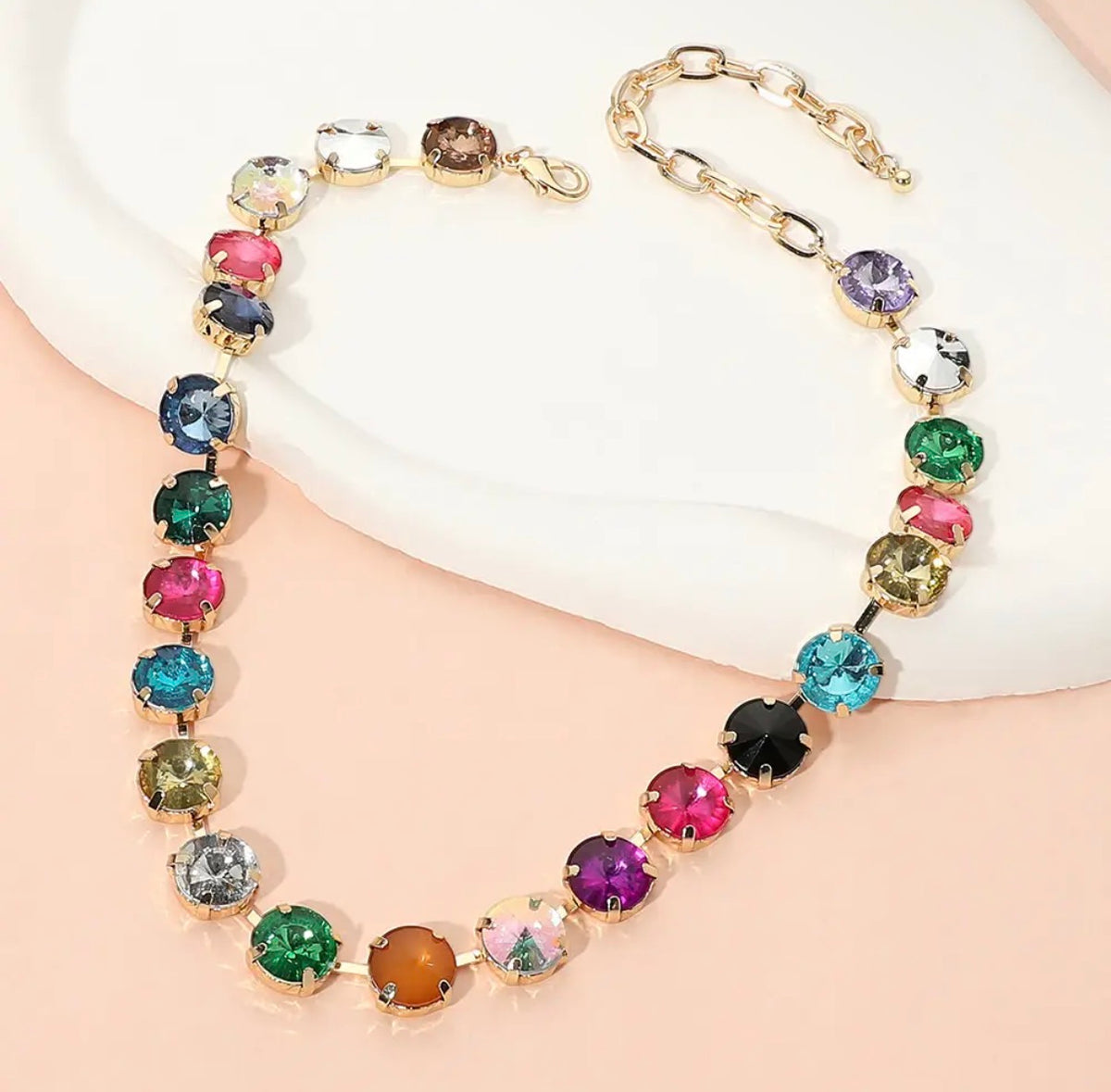 Midnight Carnival Crystal Necklace