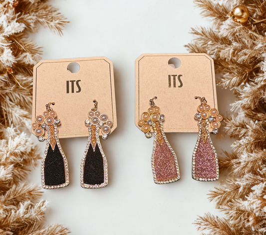Midnight Countdown Earrings