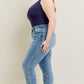 Judy Blue Mid-Rise Bleach Wash Boyfriend