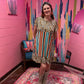 Wild Fiesta Serape Dress