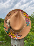 Tan Peacock Senorita Fedora