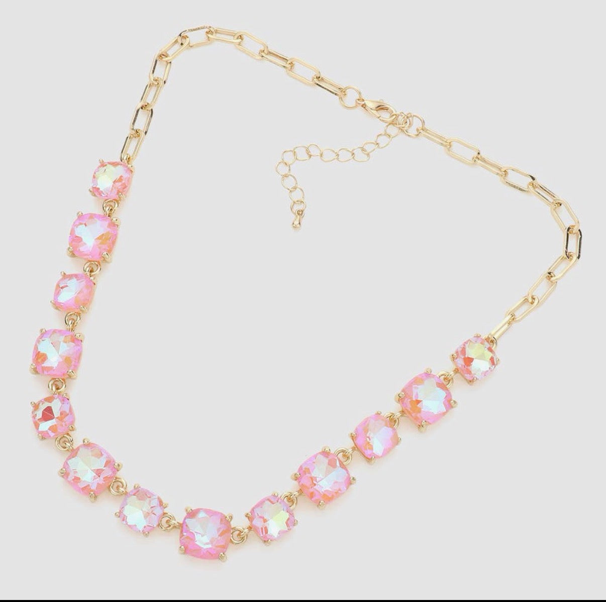 Coastal Confetti Crystal Necklace