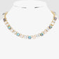 Coastal Aurora Tennis Necklace