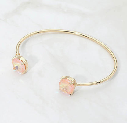 Golden Hour Crystal Bangles