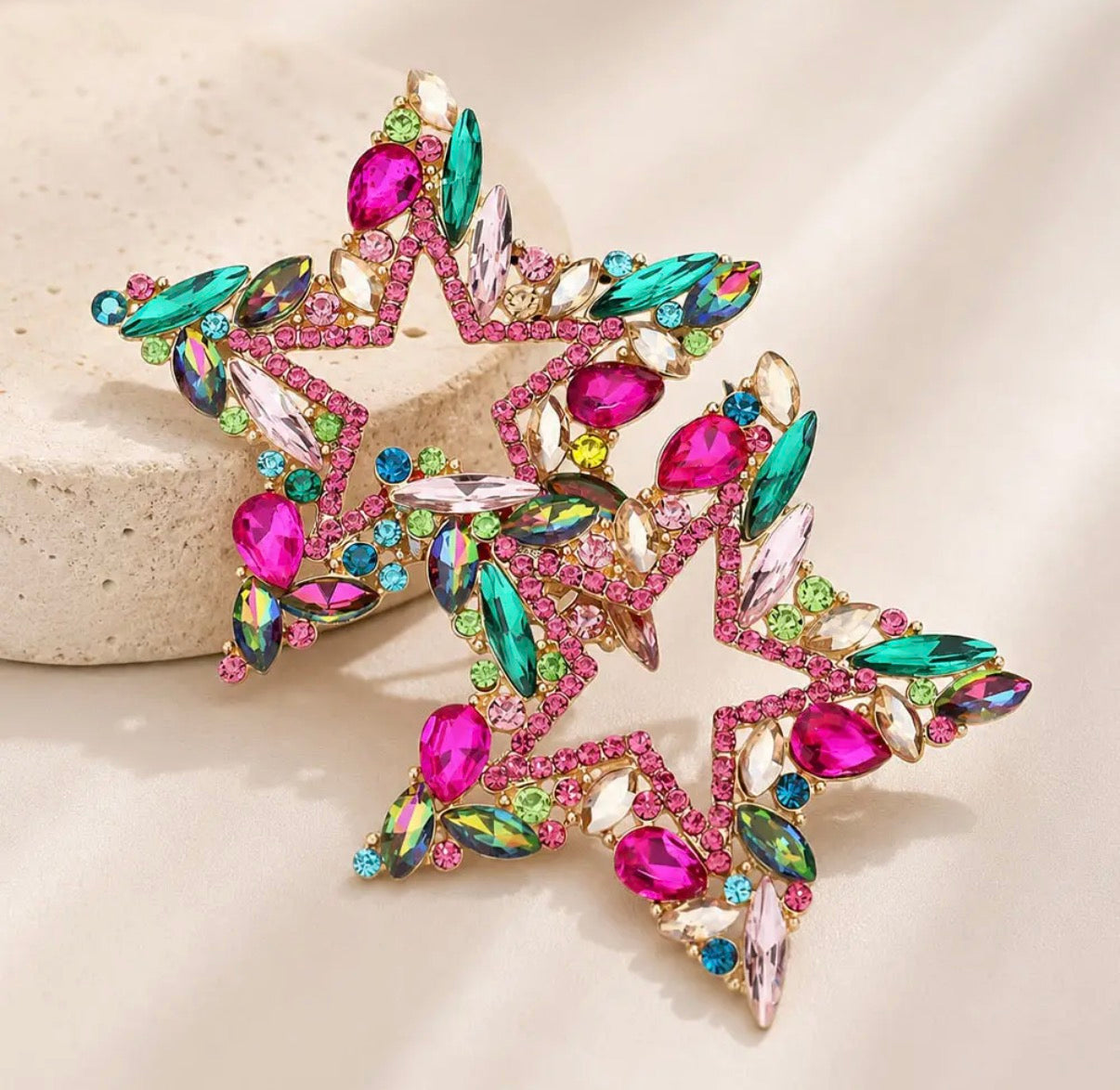 Rainbow Bright Large Studs