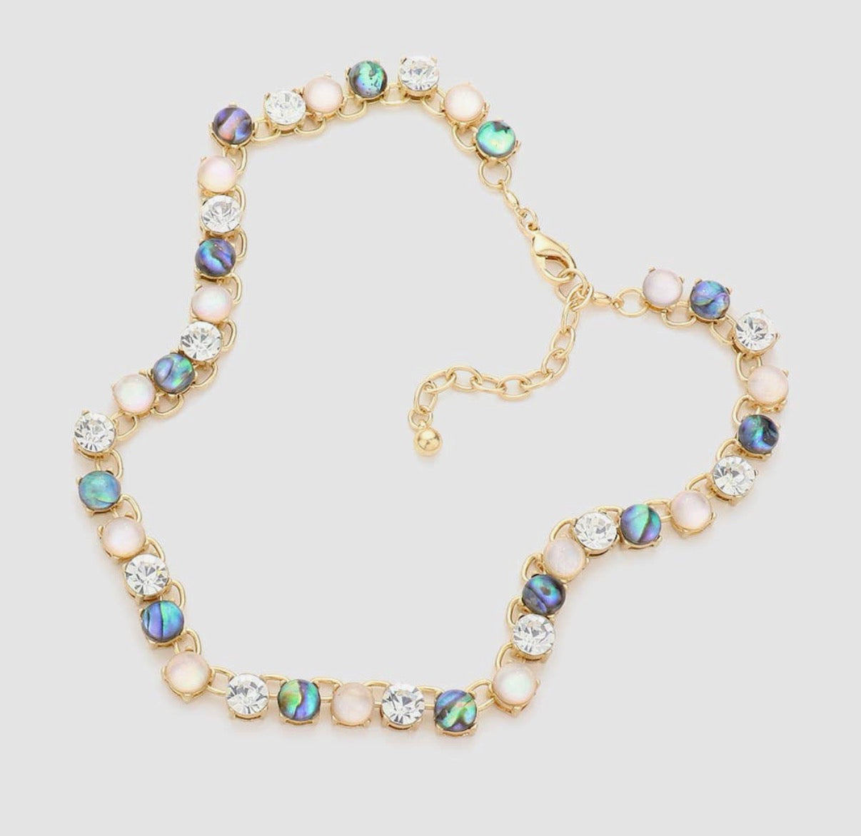 Coastal Aurora Tennis Necklace