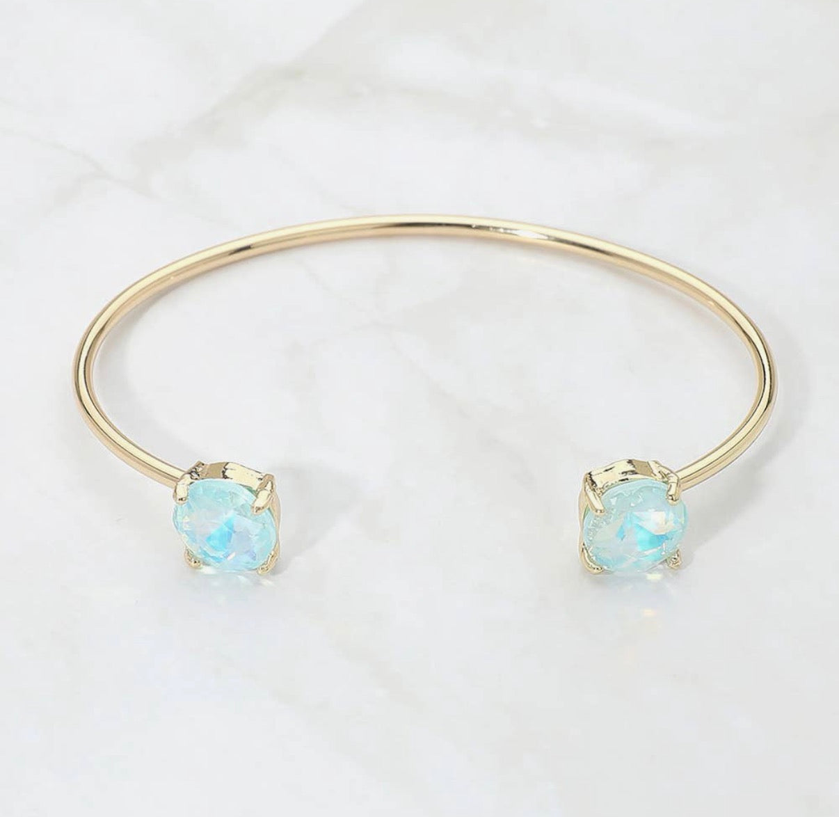 Golden Hour Crystal Bangles