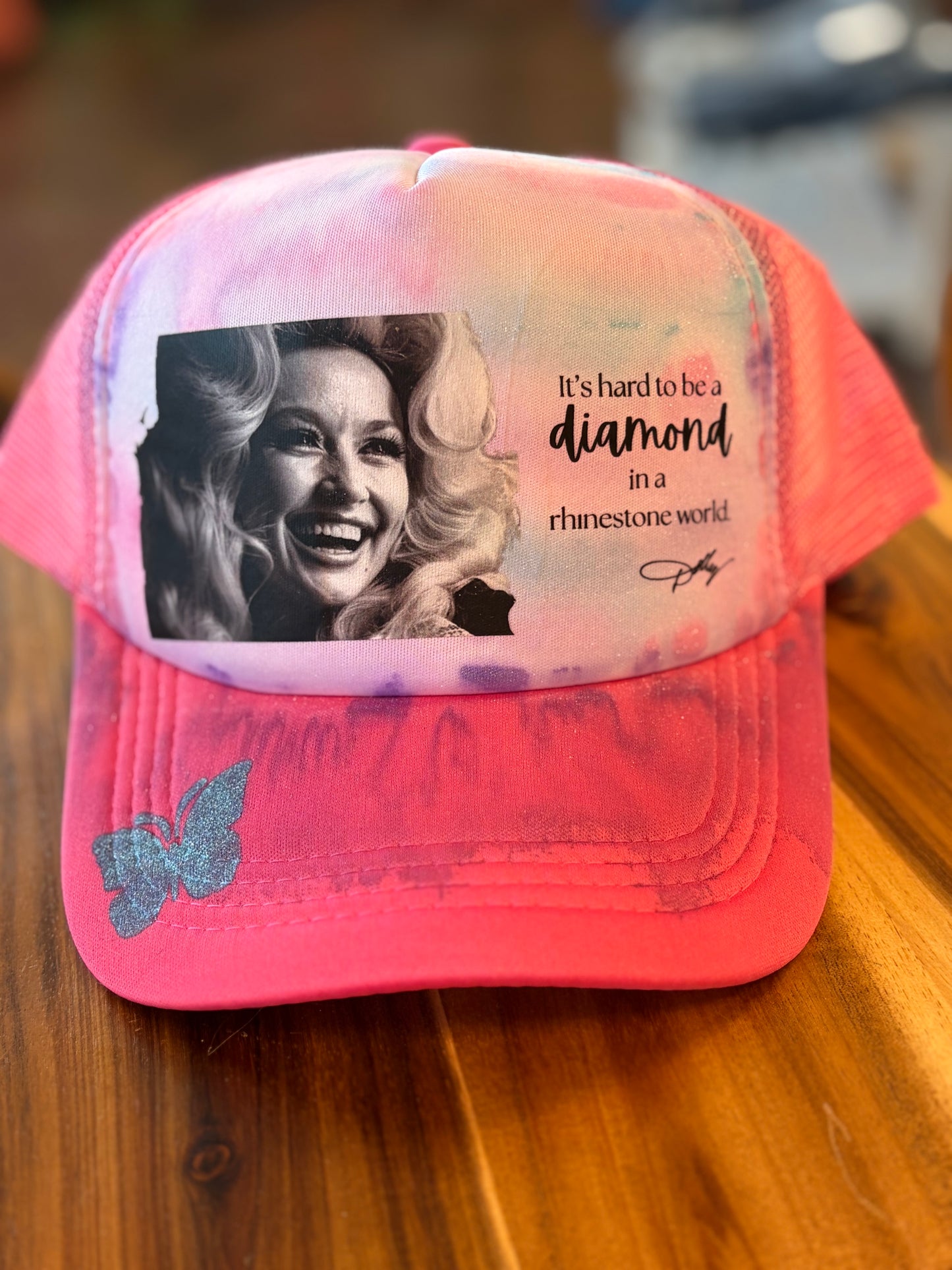 Be A Diamond- Dolly Inspired Trucker Hat