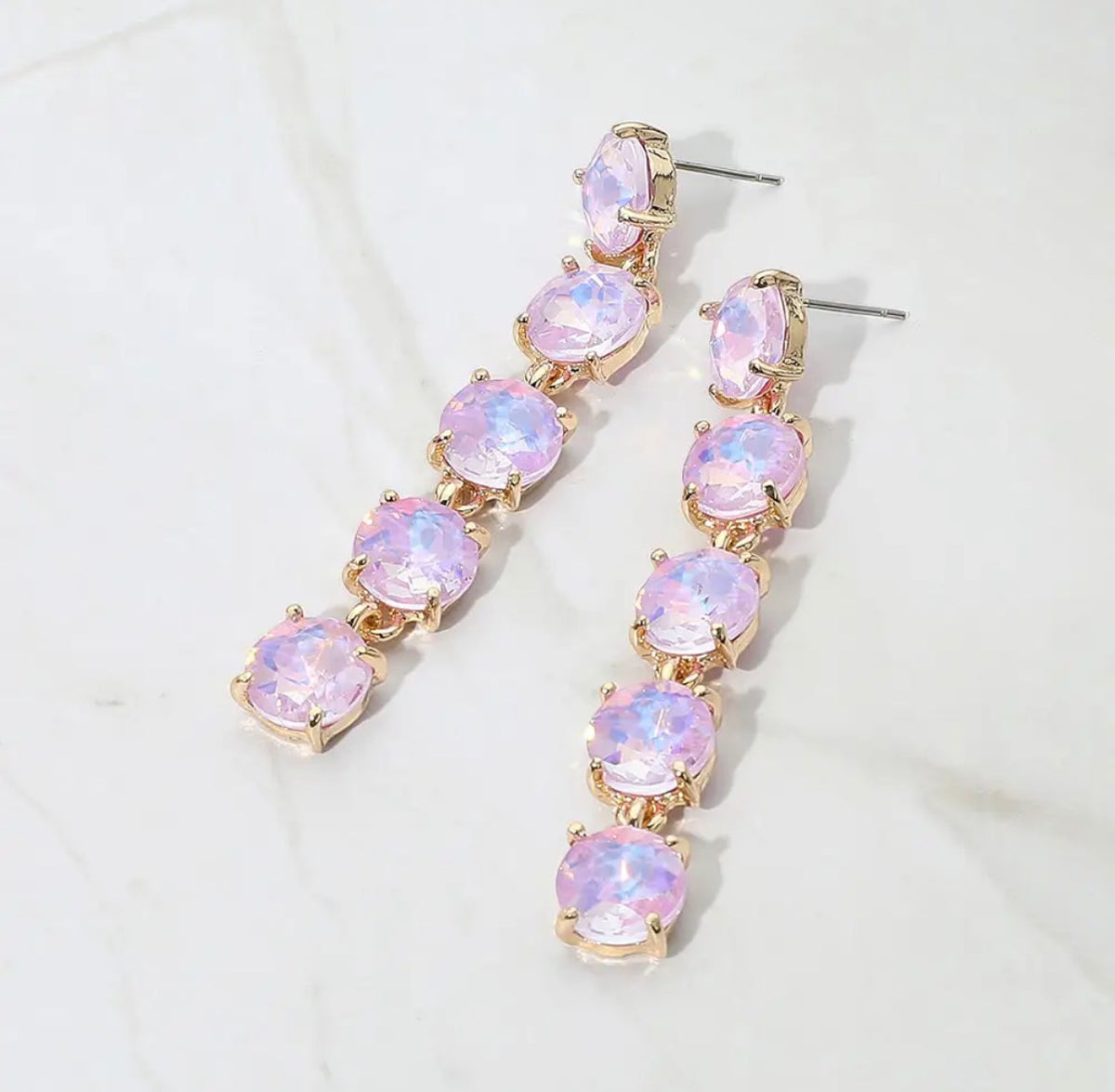 Electric Sunset Cascade Earrings