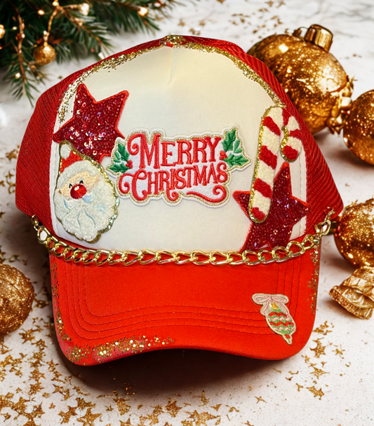 Merry Christmas Trucker Hat
