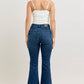 Judy Blue High Waisted Flare with Mitered Pocket