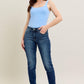Judy Blue Cuffed Slim Fit Jeans