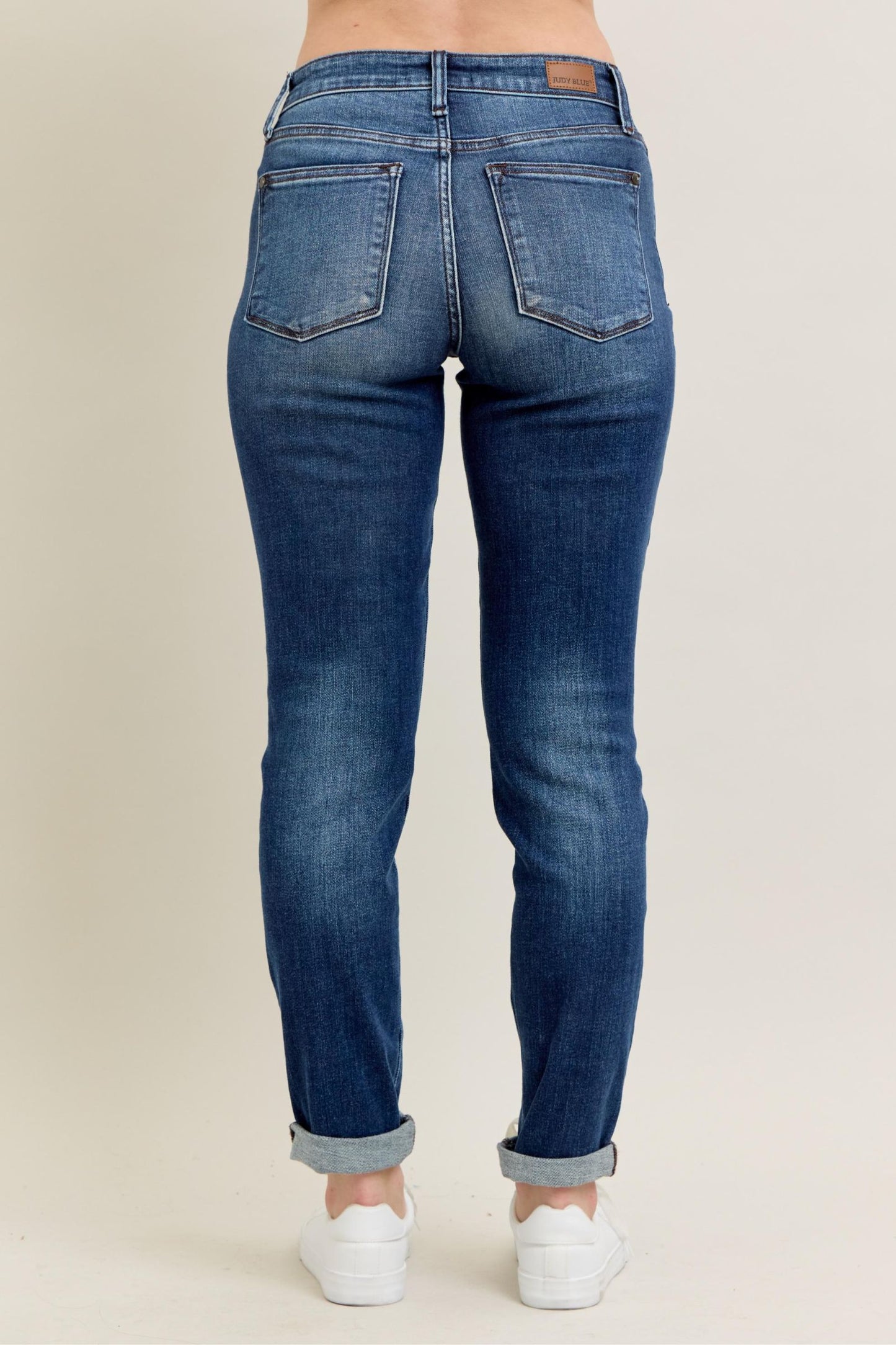 Judy Blue Cuffed Slim Fit Jeans