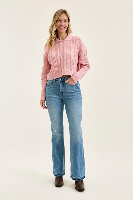 Judy Blue Mid Rise Slim Bootcut