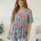 Meadow Muse Floral Babydoll Top