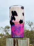 Cowhide 30oz Tumbler RTS