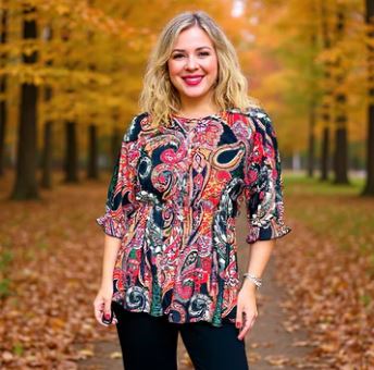Rodeo Muse Paisley Top