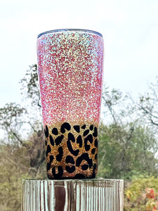 Bubblegum Leopard 30oz Tumbler RTS